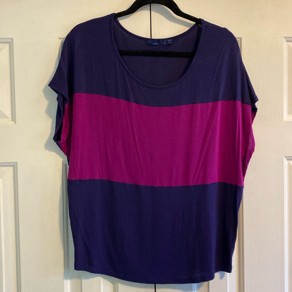 Prana Cropped Cap sleeved Top
